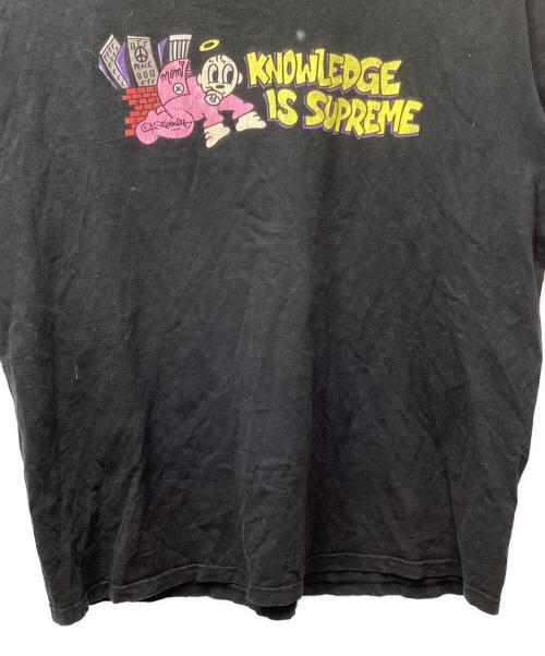 SUPREME（シュプリーム）Supreme (シュプリーム) knowledge TEE ブラック サイズ:XLの古着・服飾アイテム