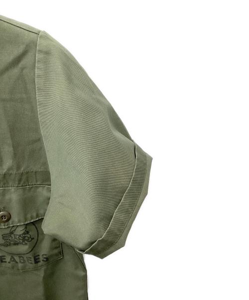 U'S NAVY（ユーエスネイビー）U'S NAVY (ユーエスネイビー) ミリタリーユーティリティシャツ オリーブ サイズ:14 1/2の古着・服飾アイテム