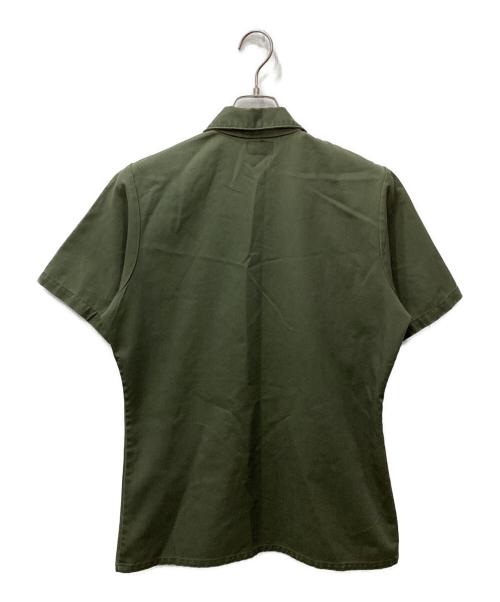 U'S NAVY（ユーエスネイビー）U'S NAVY (ユーエスネイビー) ミリタリーユーティリティシャツ オリーブ サイズ:14 1/2の古着・服飾アイテム