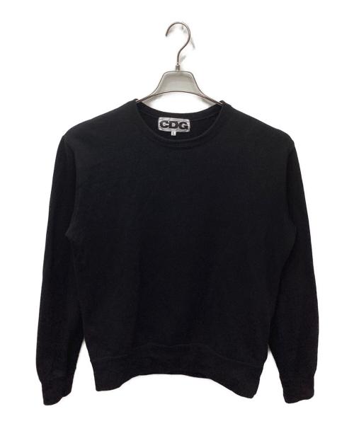 CDG（シーディージー）CDG (シーディージー) スタッフロゴスウェット ブラック サイズ:Lの古着・服飾アイテム