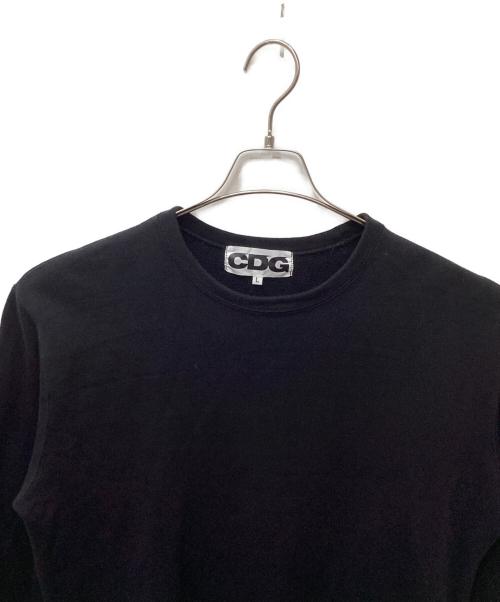 CDG（シーディージー）CDG (シーディージー) スタッフロゴスウェット ブラック サイズ:Lの古着・服飾アイテム