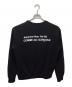 CDG (シーディージー) スタッフロゴスウェット ブラック サイズ:L：21000円