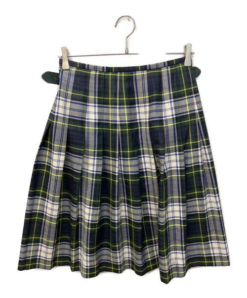 O'NEIL OF DUBLIN（オニールオブダブリン）O'NEIL OF DUBLIN (オニールオブダブリン) チェックラップスカート グリーン×ブルー サイズ:38の古着・服飾アイテム