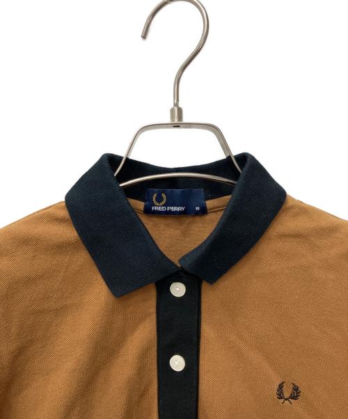 FRED PERRY（フレッドペリー）FRED PERRY (フレッドペリー) ノースリーブポロシャツ ベージュ サイズ:10の古着・服飾アイテム