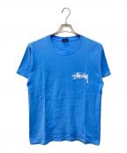 stussyステューシー）の古着「両面プリント半袖Tシャツ」｜スカイブルー