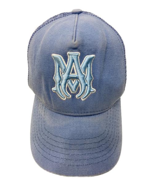 AMIRI（アミリ）AMIRI (アミリ) MA LOGO TRUCKER HAT/エムエーロゴトラッカーハット スカイブルーの古着・服飾アイテム