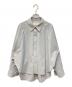 UNITED TOKYO（ユナイテッドトーキョー）の古着「Belted Cape Detail Shirt/ベルテッドケープディティールシャツ」｜グレー