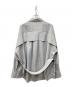 UNITED TOKYO (ユナイテッドトーキョー) Belted Cape Detail Shirt/ベルテッドケープディティールシャツ グレー サイズ:FREE：6000円