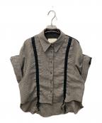 UNITED TOKYOユナイテッドトーキョー）の古着「Adjustable Length Mesh Shirt/アジャスタブルレングスメッシュシャツ」｜グレー