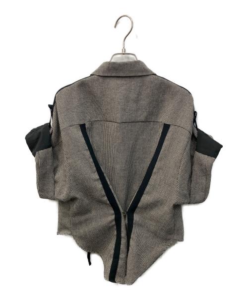 UNITED TOKYO（ユナイテッドトーキョー）UNITED TOKYO (ユナイテッドトーキョー) Adjustable Length Mesh Shirt/アジャスタブルレングスメッシュシャツ グレー サイズ:FREEの古着・服飾アイテム