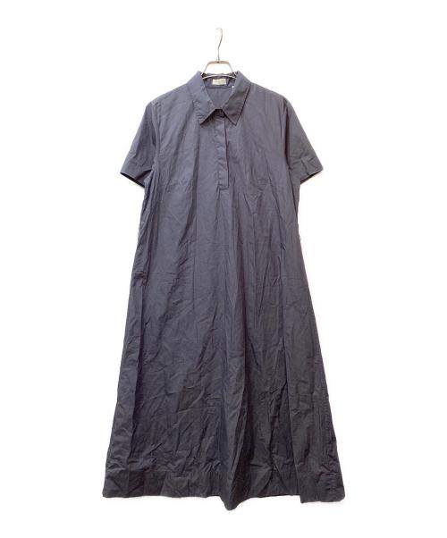 BABATON（ババトン）BABATON (ババトン) ハーフボタンシャツワンピース グレー サイズ:Mの古着・服飾アイテム