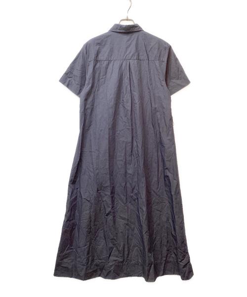 BABATON（ババトン）BABATON (ババトン) ハーフボタンシャツワンピース グレー サイズ:Mの古着・服飾アイテム