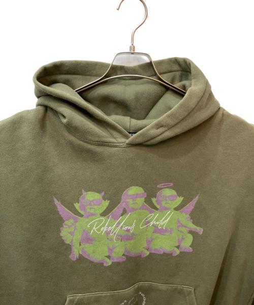 LIBERE（リベーレ）LIBERE (リベーレ) ANGEL BABIES HOODIE（エンジェルベイビーズ） カーキ サイズ:1の古着・服飾アイテム