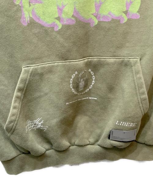 LIBERE（リベーレ）LIBERE (リベーレ) ANGEL BABIES HOODIE（エンジェルベイビーズ） カーキ サイズ:1の古着・服飾アイテム