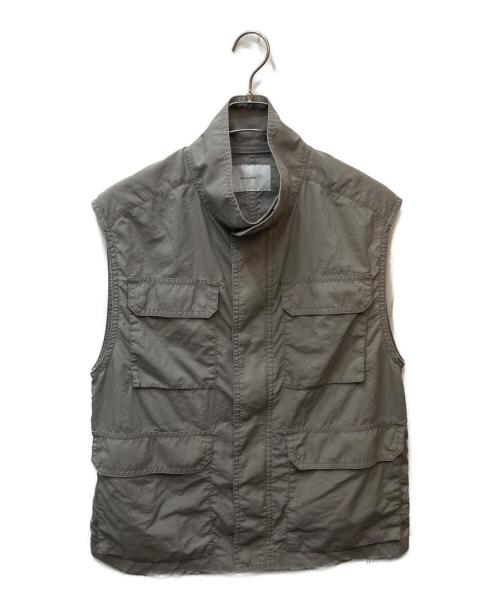 FRAMeWORK（フレームワーク）FRAMeWORK (フレームワーク) ピグメントナイロンVEST グレー サイズ:FREEの古着・服飾アイテム