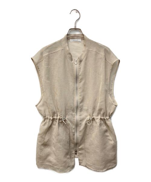 SIMPLICITE（シンプリシテ）simplicite (シンプリシテ) M65シアークルーズベスト ベージュ サイズ:FREEの古着・服飾アイテム