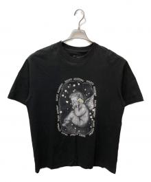 SALUTE（サルーテ）の古着「プリントTシャツ」｜ブラック