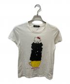 UNDERCOVERアンダーカバー）の古着「HELLO KITTY WHITE TEE(ハローキティホワイトティー)」｜ホワイト