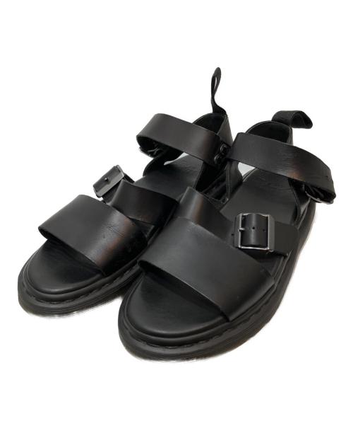 Dr.Martens（ドクターマーチン）Dr.Martens (ドクターマーチン) GRYPHON レザーサンダル（グリフォン） ブラック サイズ:41の古着・服飾アイテム