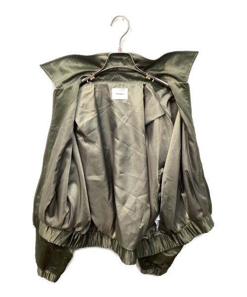 MIESROHE（ミースロエ）MIESROHE (ミースロエ) リサイクルNYコンパクトボンバージャケット オリーブ サイズ:1の古着・服飾アイテム
