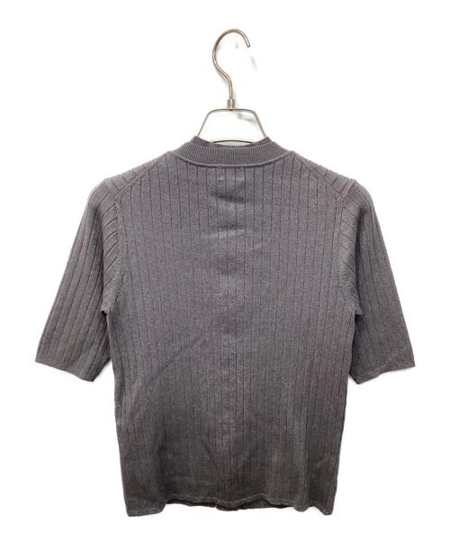 KUMIKYOKU（クミキョク）KUMIKYOKU (クミキョク) MINA半袖 アンサンブルカーディガン グレー サイズ:Sの古着・服飾アイテム