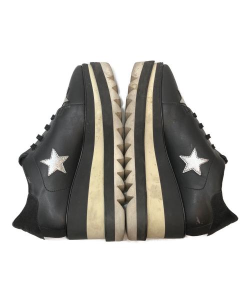 STELLA McCARTNEY（ステラマッカートニー）STELLA McCARTNEY (ステラマッカートニー) エリススターズ プラットフォームシューズ ブラック サイズ:36 1/2の古着・服飾アイテム