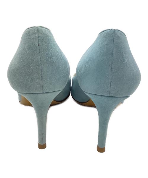 Gianvito Rossi（ジャンヴィト ロッシ）Gianvito Rossi (ジャンヴィト ロッシ) スウェードパンプス スカイブルー サイズ:37の古着・服飾アイテム