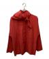 HOMME PLISSE ISSEY MIYAKE（オム プリッセ イッセイ ミヤケ）の古着「STREAMLINE SHIRT（ストリームラインシャツ）」｜オレンジ