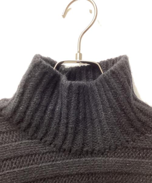 ISSEY MIYAKE（イッセイミヤケ）ISSEY MIYAKE (イッセイミヤケ) ウール グローブニット ニットボレロ ブラック サイズ:２の古着・服飾アイテム
