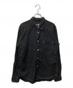 COMME des GARCONS HOMME DEUXコムデギャルソン オム ドゥ）の古着「ガーメントダイ長袖シャツ」｜ブラック