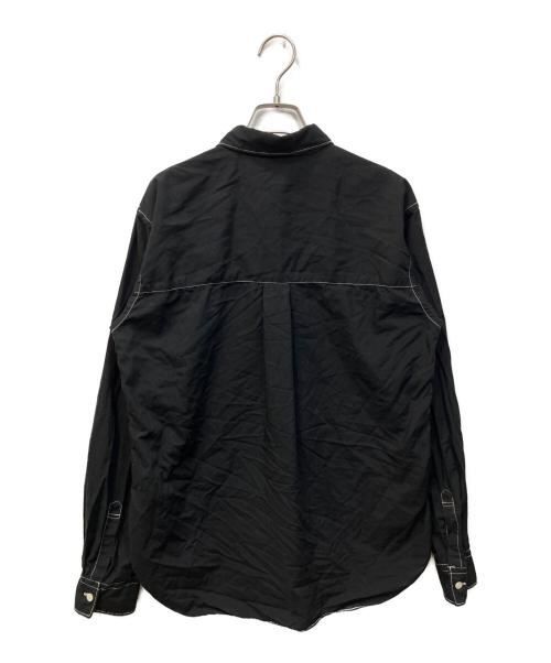 COMME des GARCONS HOMME DEUX（コムデギャルソン オム ドゥ）COMME des GARCONS HOMME DEUX (コムデギャルソン オム ドゥ) ガーメントダイ長袖シャツ ブラック サイズ:Ｓの古着・服飾アイテム