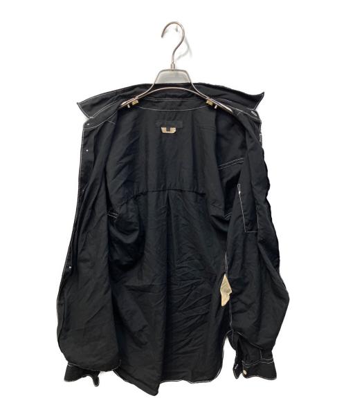 COMME des GARCONS HOMME DEUX（コムデギャルソン オム ドゥ）COMME des GARCONS HOMME DEUX (コムデギャルソン オム ドゥ) ガーメントダイ長袖シャツ ブラック サイズ:Ｓの古着・服飾アイテム