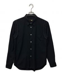 COMME des GARCONS HOMME DEUX（コムデギャルソン オム ドゥ）の古着「長袖シャツ」｜ネイビー