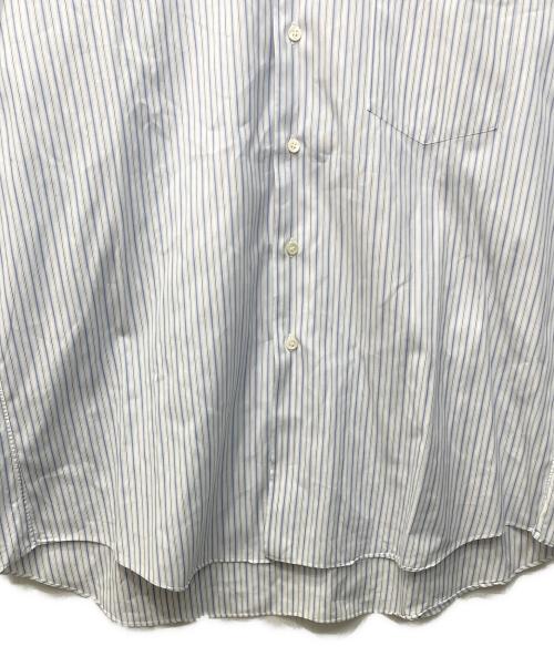 COMME des GARCONS HOMME DEUX（コムデギャルソン オム ドゥ）COMME des GARCONS HOMME DEUX (コムデギャルソン オム ドゥ) ストライプBDシャツ ブルー サイズ:Mの古着・服飾アイテム