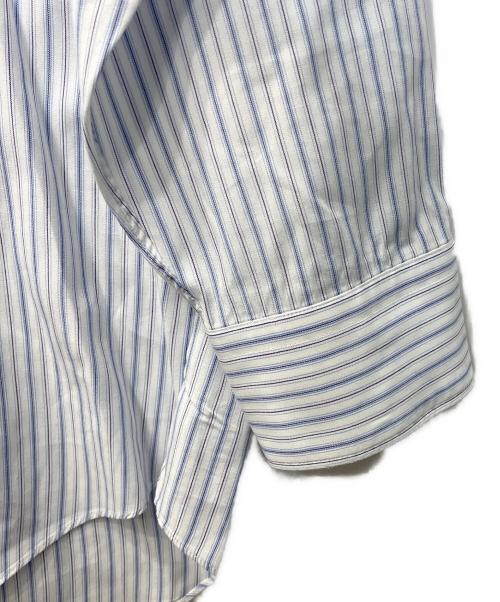 COMME des GARCONS HOMME DEUX（コムデギャルソン オム ドゥ）COMME des GARCONS HOMME DEUX (コムデギャルソン オム ドゥ) ストライプBDシャツ ブルー サイズ:Mの古着・服飾アイテム