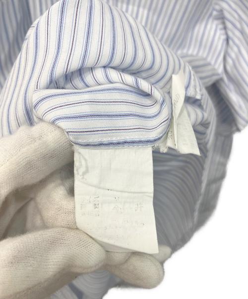 COMME des GARCONS HOMME DEUX（コムデギャルソン オム ドゥ）COMME des GARCONS HOMME DEUX (コムデギャルソン オム ドゥ) ストライプBDシャツ ブルー サイズ:Mの古着・服飾アイテム