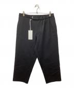 Graphpaperグラフペーパー）の古着「Compact Ponte Wide Tapered Chef Pants/コンパクトポンチワイドテーパードシェフパンツ」｜ブラック
