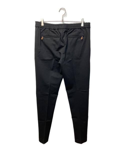 PT TORINO（ピーティートリノ）PT TORINO (ピーティートリノ) ストレッチ ナイロン 1プリーツ リラックスパンツ ブラック サイズ:50 未使用品の古着・服飾アイテム