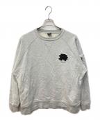 RUFFLOGラフロッグ）の古着「heavy weight fill in app crewneck/ラグランスウェット」｜グレー