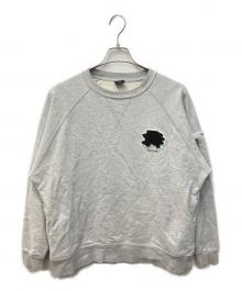 RUFFLOG（ラフロッグ）の古着「heavy weight fill in app crewneck/ラグランスウェット」｜グレー