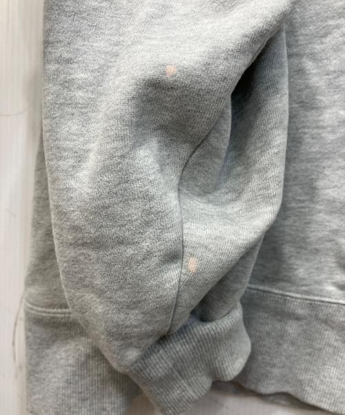 RUFFLOG（ラフロッグ）RUFFLOG (ラフロッグ) heavy weight fill in app crewneck/ラグランスウェット グレー サイズ:Lの古着・服飾アイテム