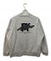 RUFFLOG (ラフロッグ) heavy weight fill in app crewneck/ラグランスウェット グレー サイズ:L：4500円