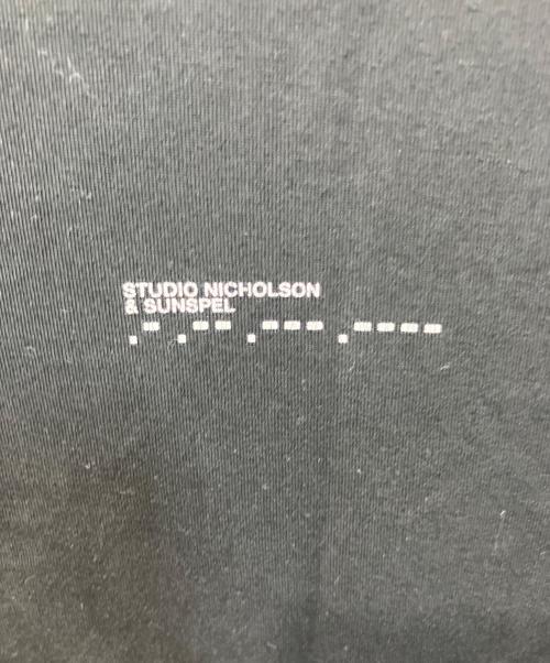 STUDIO NICHOLSON（スタジオ ニコルソン）STUDIO NICHOLSON (スタジオ ニコルソン) SUNSPEL (サンスペル) ロングスリーブカットソー ブラック サイズ:Sの古着・服飾アイテム