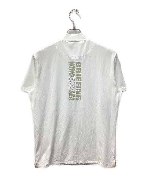BRIEFING（ブリーフィング）BRIEFING (ブリーフィング) WIND AND SEA (ウィンダンシー) TOUR HIGH NECK WDS/ツアーハイネックTシャツ ホワイト サイズ:Lの古着・服飾アイテム