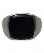 TOM WOODトムウッド）の古着「Cushion Black Onyx Ring（クッションブラックオニキスリング）」