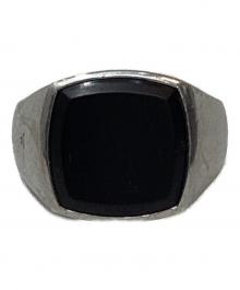 TOM WOOD（トムウッド）の古着「Cushion Black Onyx Ring（クッションブラックオニキスリング）」