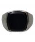 TOM WOOD（トムウッド）の古着「Cushion Black Onyx Ring（クッションブラックオニキスリング）」