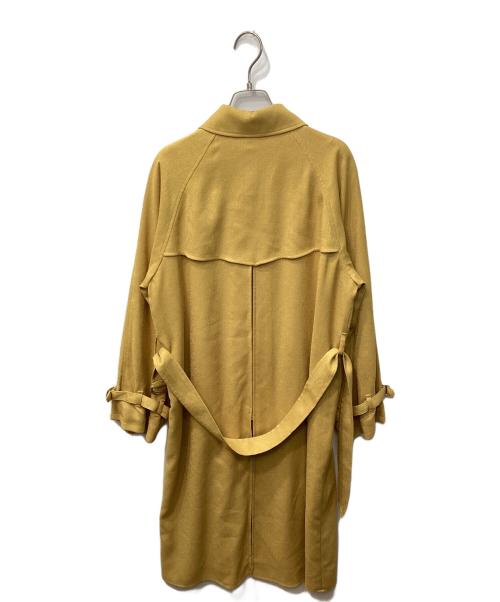 LOUNIE（ルーニー）LOUNIE (ルーニー) ベルテッドトレンチコート イエロー サイズ:38の古着・服飾アイテム