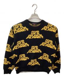 UNDERCOVER×SUPREME（アンダーカバー×シュプリーム）の古着「Public Enemy Sweater（パブリックエネミーセーター）」｜イエロー×ブラック