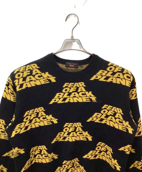 UNDERCOVER（アンダーカバー）UNDERCOVER (アンダーカバー) Supreme (シュプリーム) Public Enemy Sweater（パブリックエネミーセーター） イエロー×ブラック サイズ:Sの古着・服飾アイテム